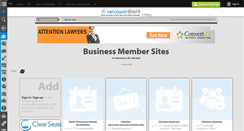 Desktop Screenshot of members.vancouverdirect.info
