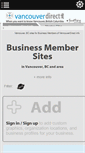 Mobile Screenshot of members.vancouverdirect.info